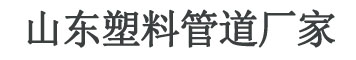 山東塑料管道有限公司-塑料管道生產商